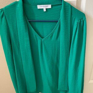 Women Green Trendy Long Sleeve Blouse
